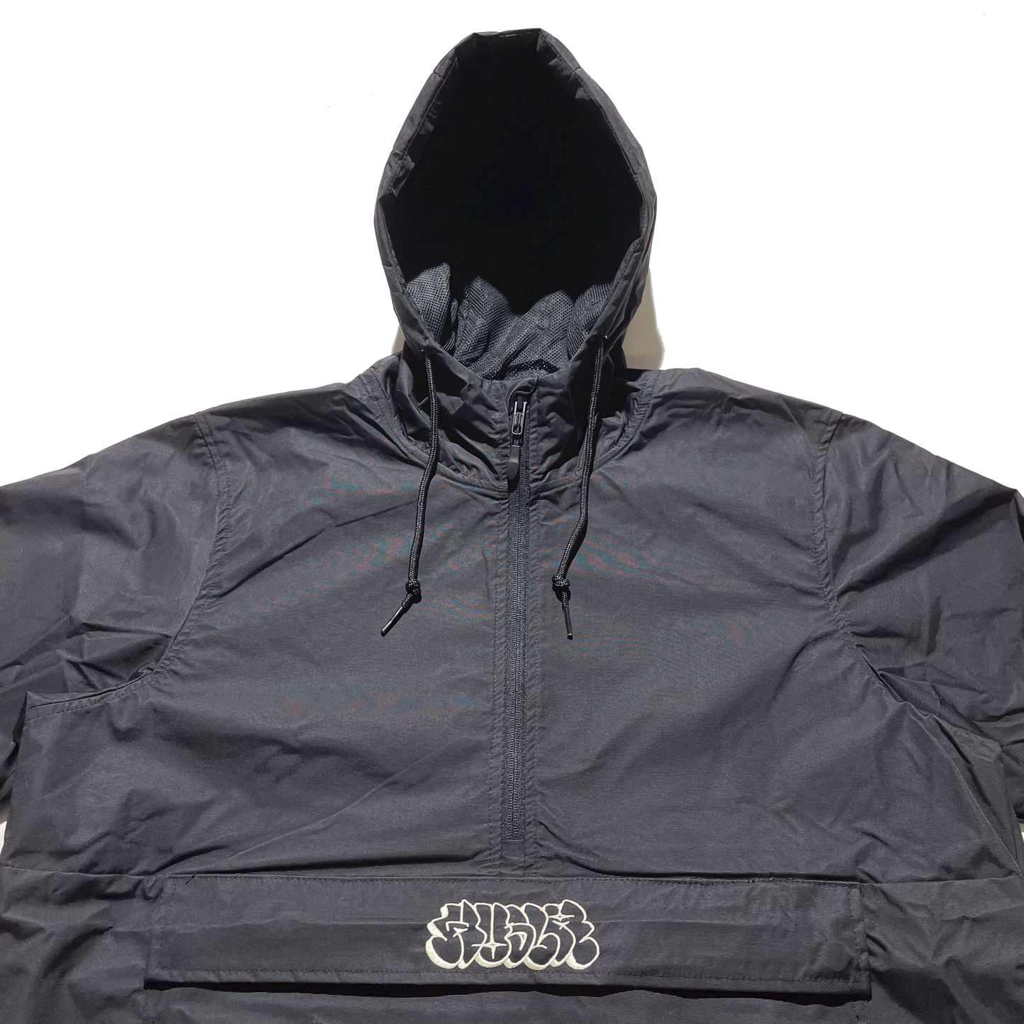 Hollow Logo Quarter-Zip Jacket