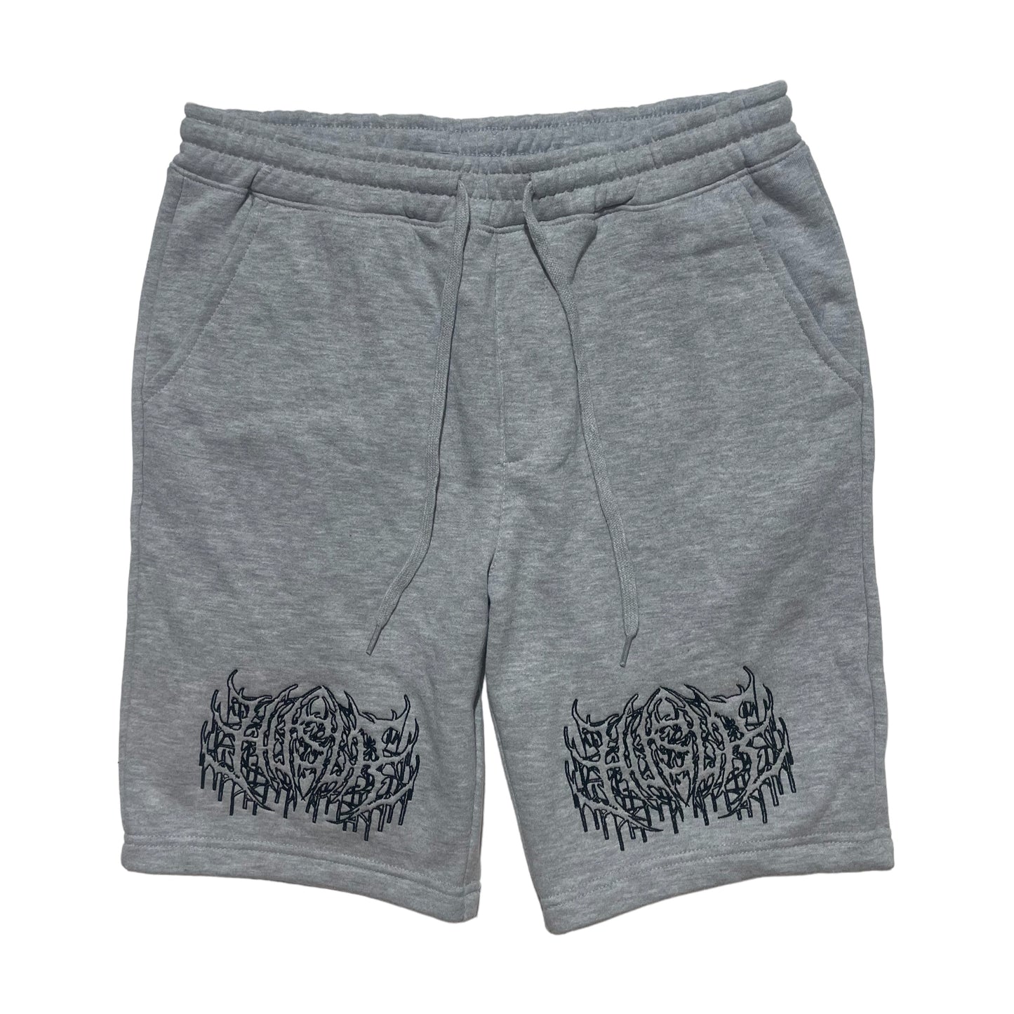 Double Metal Outline Logo Shorts