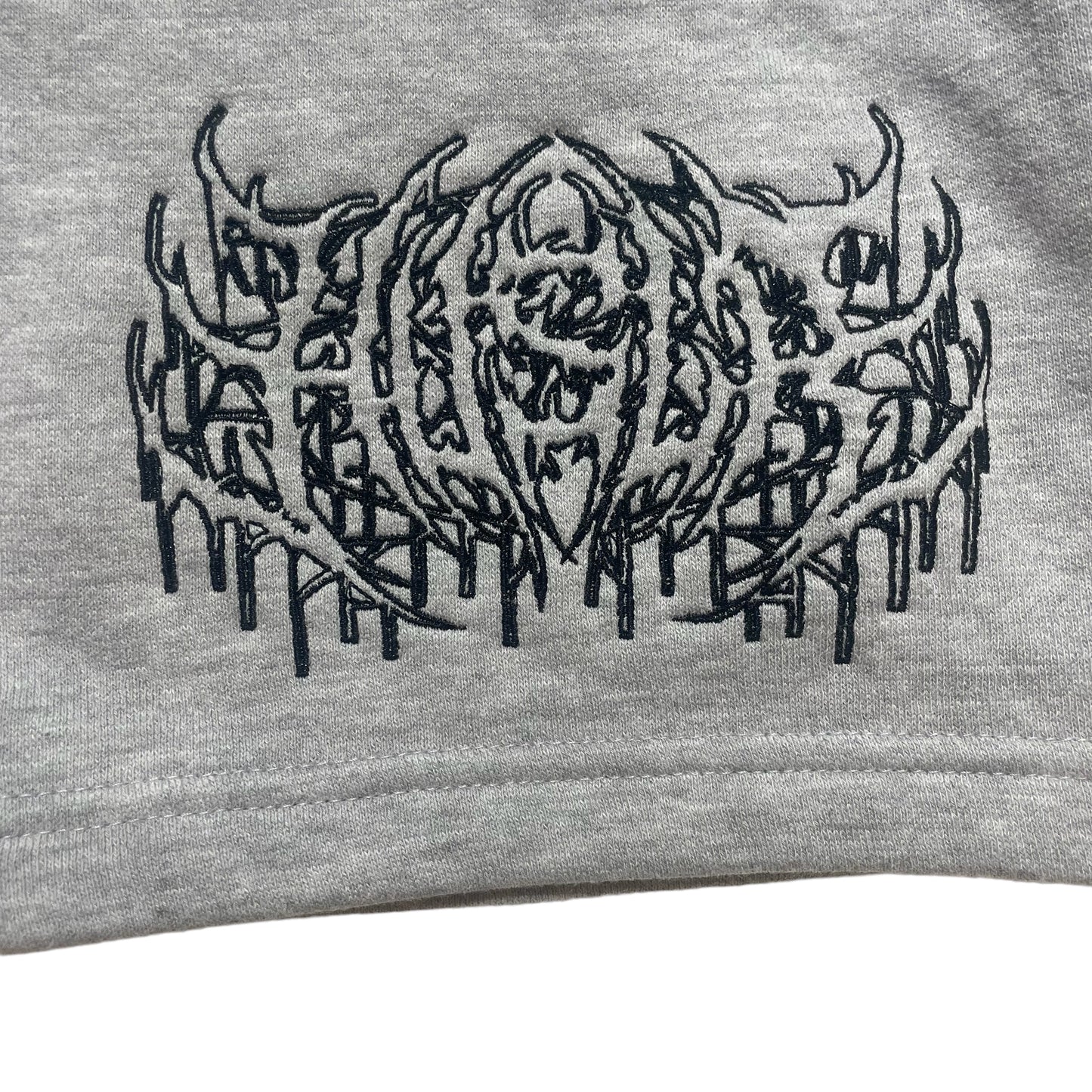 Double Metal Outline Logo Shorts