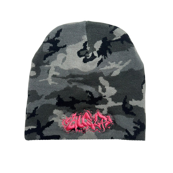 Graff Skully Beanie [Snow Camo]