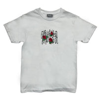 Roses & Barbed Wire Tee [White]