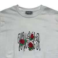 Roses & Barbed Wire Tee [White]