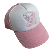 Devil Trucker Hat [Pink/White]