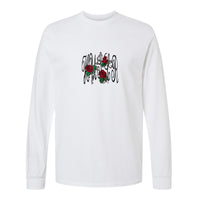 Roses & Barbed Wire Longsleeve Tee [White]