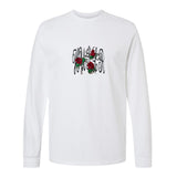Roses & Barbed Wire Longsleeve Tee [White]