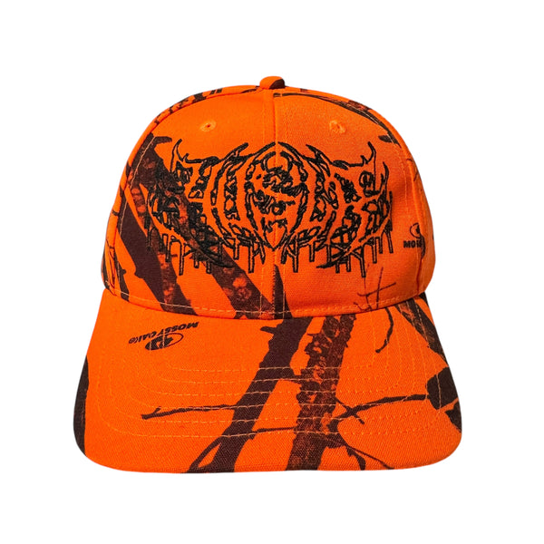 Realtree Metal Outline Trucker Hat [Orange/Black]