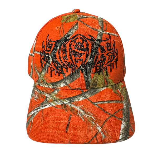 Realtree Metal Outline Trucker Hat [Orange]