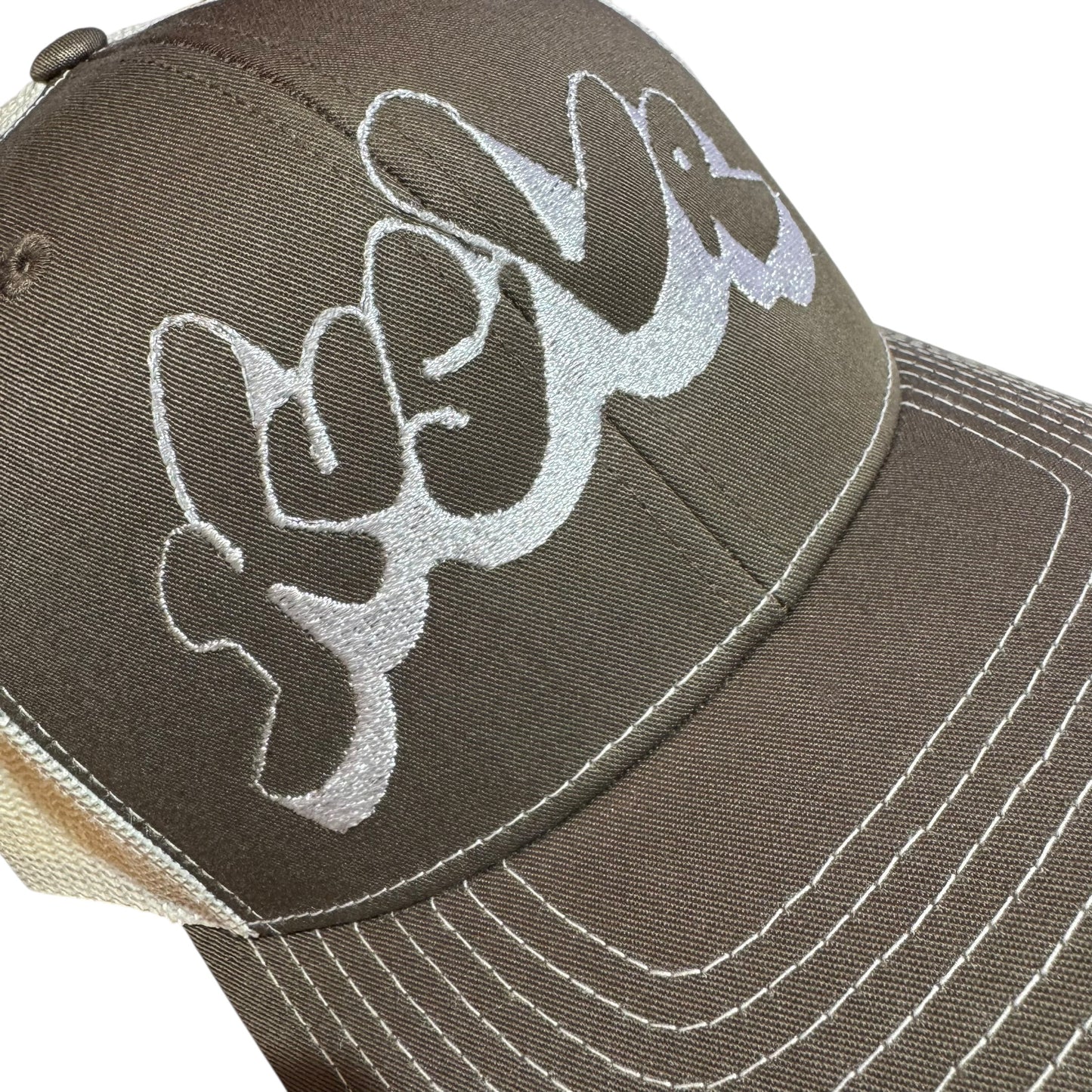 Bubble Letter Trucker Hat