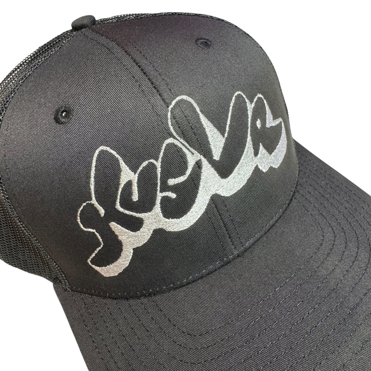 Bubble Letter Trucker Hat