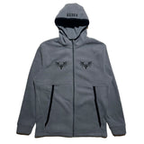 Bat Fleece Hoodie [Grey]