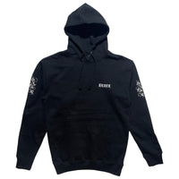 Skull Sleeves Hoodie [Black]