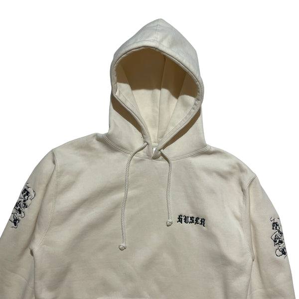 Skull Sleeves Hoodie [Cream]