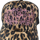 Metal Outline Trucker Hat [Leopard]
