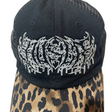 Metal Outline Trucker Hat [Leopard/Black]