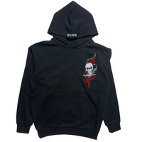 Skull & Wire Heavyweight Hoodie [Black]