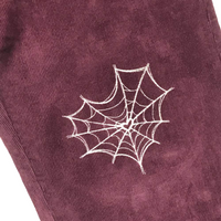 Corduroy Heart Web Pants [Maroon]