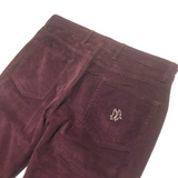 Corduroy Heart Web Pants [Maroon]