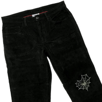 Corduroy Heart Web Pants [Green]
