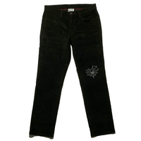 Corduroy Heart Web Pants [Green]