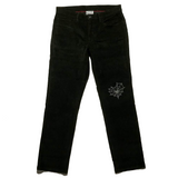 Corduroy Heart Web Pants [Green]