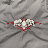 Skulls Quarter-Zip Jacket [Charcoal]
