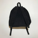 Corduroy Backpack [Black]