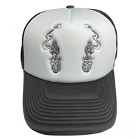 Revolver Trucker Hat [White/Grey]