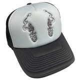 Revolver Trucker Hat [White/Grey]