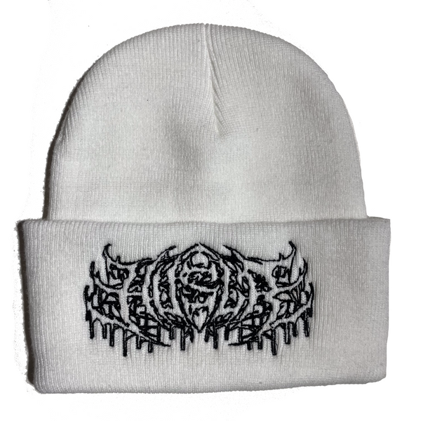 Metal Outline Beanie [White]