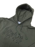 Outline Hoodie [Olive Green]