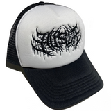Metal Trucker Hat [White/Black]