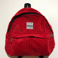 Corduroy Backpack [Red]