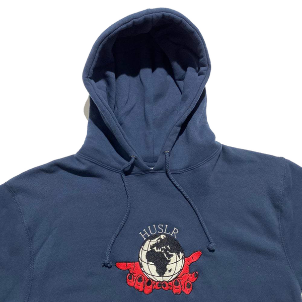 Globe Hoodie [Slate Blue]
