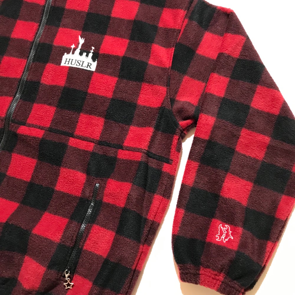 Checker Fleece [Red/Black]