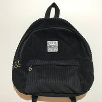 Corduroy Backpack [Black]