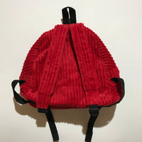 Corduroy Backpack [Red]
