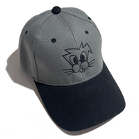 Cat Two Tone Hat [Black/Grey]