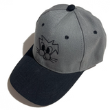 Cat Two Tone Hat [Black/Grey]