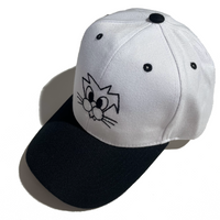 Cat Two Tone Hat [Black/White]