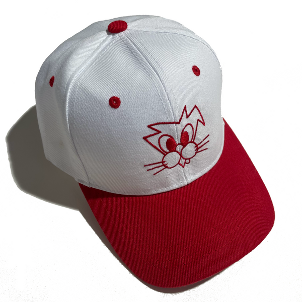 Cat Two Tone Hat [Red/White]