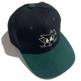 Cat Two Tone Hat [Green/Black]