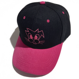 Cat Two Tone Hat [Pink/Black]