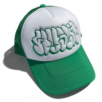 Hollow Trucker Hat [White/Green]