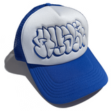 Tag Trucker Hat [White/Blue]