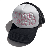 Tag Trucker Hat [Pink/Black]