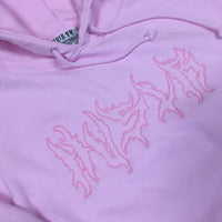 Outline Hoodie [Light Pink]