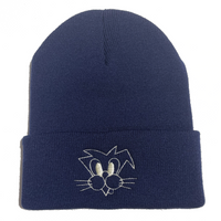 Cat Beanie [Navy]