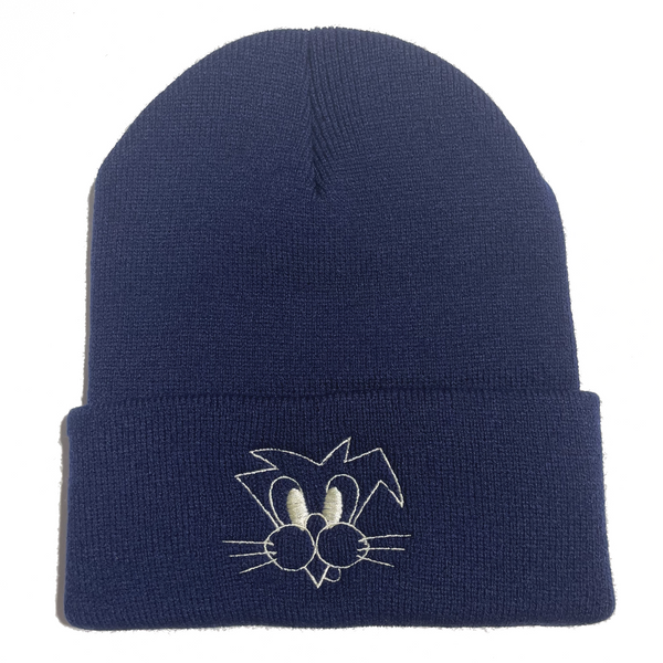Cat Beanie [Navy]