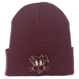 Cat Beanie [Maroon]