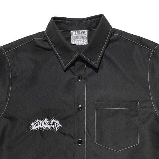 Graff Logo Contrast Stitch Button Up